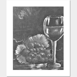 Wine and Grapes Posters and Art